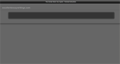 Desktop Screenshot of excellentessaywritings.com